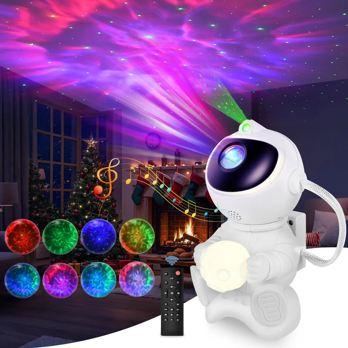 Nebula color modes with remote and Bluetooth music